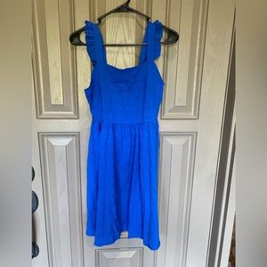 Royal blue size small dress.